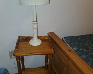 There are (2) of these small tables 