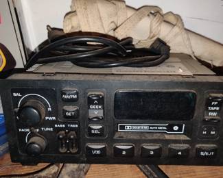Vintage car radio