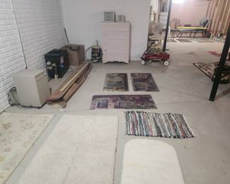 Rugs, Vacuum,  Dresser