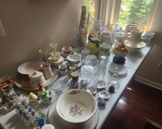 Salt & Pepper Shakers, Teacups, Tea Sets, Pitchers, Tea Pots