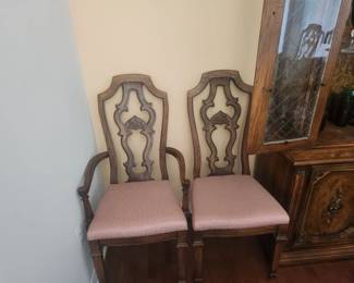 Dining Set Chairs, Hutch