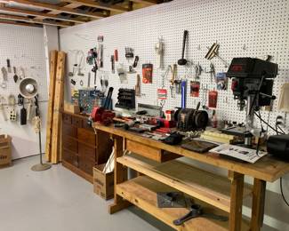 Skil Drill press , Workbench, Tools! 