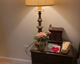Nightstand & Lamp 