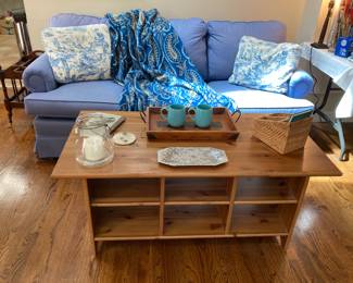 Couch , Cool Coffee Table! Pillows 