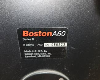 pair Boston Series III A60 speakers