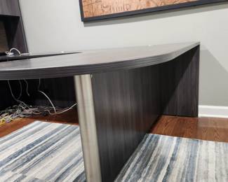 AVAILABLE FOR PRE-SALE. Home office desk. 101" X 71". $200.00.  BUYER dismantles & removes (requires Phillips screw driver & allen wrenches). This section is 71" wall to end