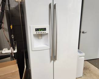 LG side-by-side refrigerator/freezer (measurements in 3rd pic)