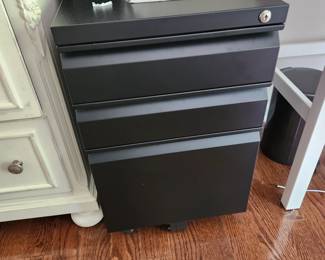 Metal file cabinet