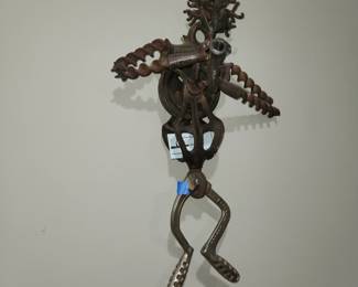 Metal sculpture by Baltimore artist Jim Pollock