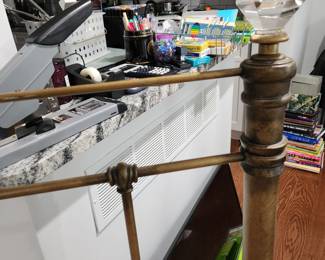 brass headboard end cap