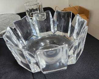 signed crystal pieces