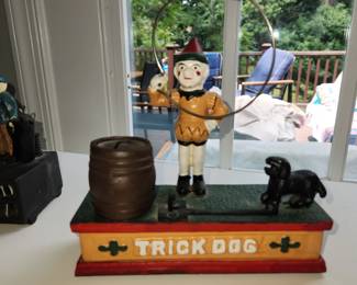 2 metal mechanical banks