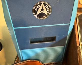 vintage star trek tri-corder tape player