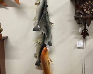 Stringer of taxidermy Trout & Redfish