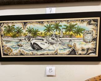 Chalks Airways Seaplane Taxiing in Government Cut in Miami Rendering