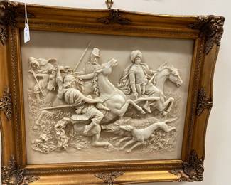 High Relief Sculpture Hunting