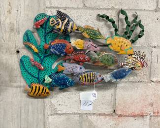 Haitian Metal Art Fish School