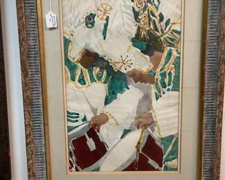 Mac S. Fisher Watercolor Philadelphia Mummers Parade