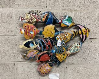 Haitian Metal Art Fish School