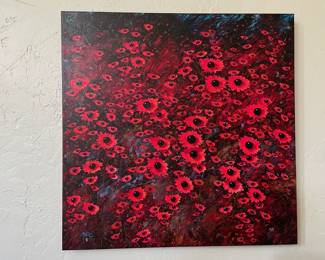 Gorgeous John Tracy II poppies painting.