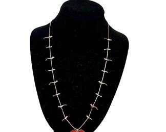 Sterling fetish necklace 