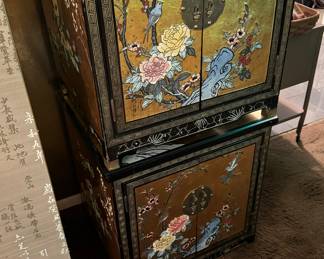 Asian inspired end tables