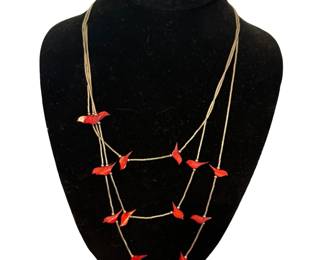 Sterling fetish necklace 