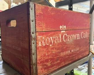 Royal Crown Wood Crate