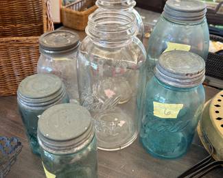 Vintage ball mason jars
