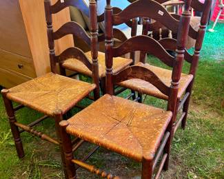 Ladderback chairs