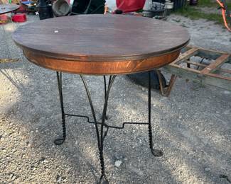 Ice cream parlor table