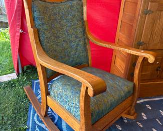 Vintage Oak Rocking Chair
