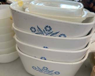 Corning ware blue cornflower 