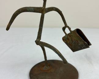 Henry Bursztynowicz Brass Sculpture (American/Pittsburgh, 1923-2001)
