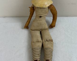 Antique French Bisque Head Victorian Girl Toy Doll