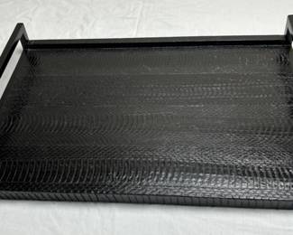 R&Y AUGOUSTI Paris Faux Shagreen Tray