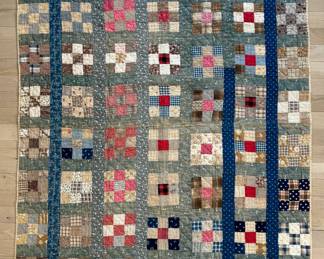 Antique Handmade Child's Patchwork Quilt
