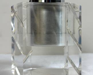 Vintage Mid Century Modern Lucite Table Lighter