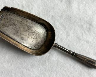 Antique Russian 84 Silver Shovel Scoop Spoon