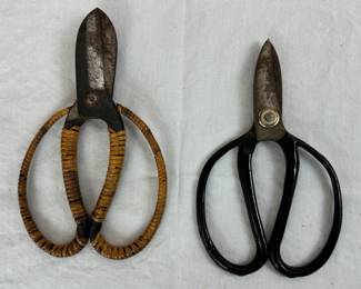 2 Vintage Japanese Bonsai Pruning Shears