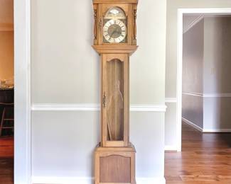 VINTAGE 1972 6FT EMPEROR CLOCK COMPANY GRANDFATHER CLOCK - 100 M MOVEMENT - WEST GERMANY SPECS