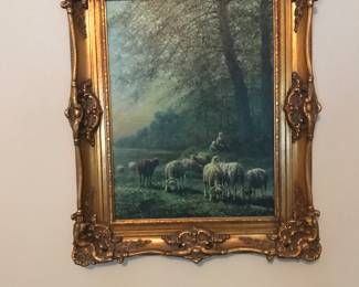 Large antique lambs