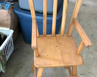 Vintage doll high chair