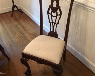 Set of 10 chairs: 2 arms, 6 sides