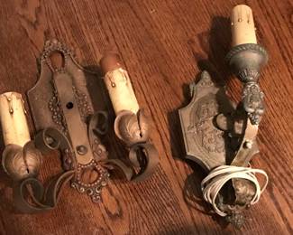 Antique sconces