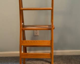 Wooden Folding Ladder Chair