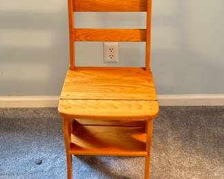 Wooden Folding Ladder Chair