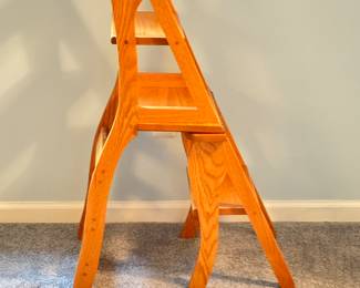 Wooden Folding Ladder Chair