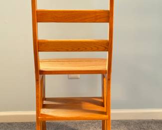 Wooden Folding Ladder Chair