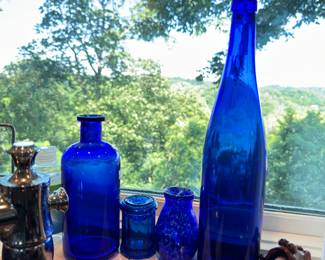 Blue bottles